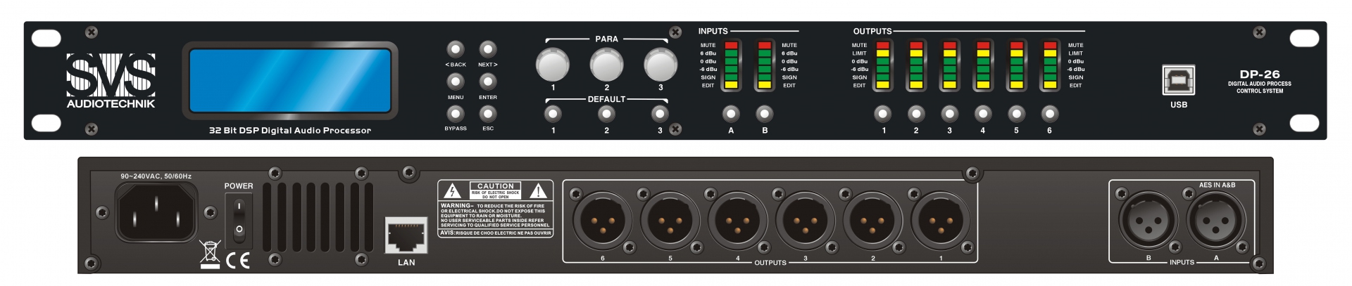 SVS Audiotechnik DP-26 Цифровой процессор: 2 входа 6 выходов в Лениногорске