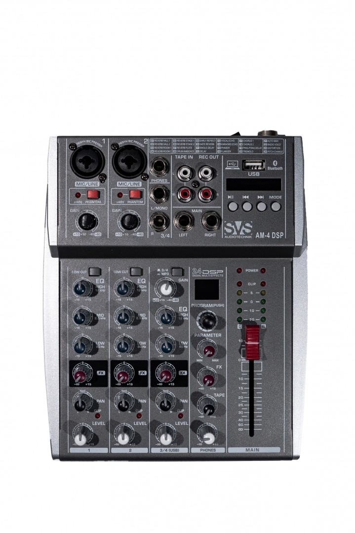 SVS Audiotechnik mixers AM-4 DSP Аналоговый микшерный пульт, 4-канала в Лениногорске