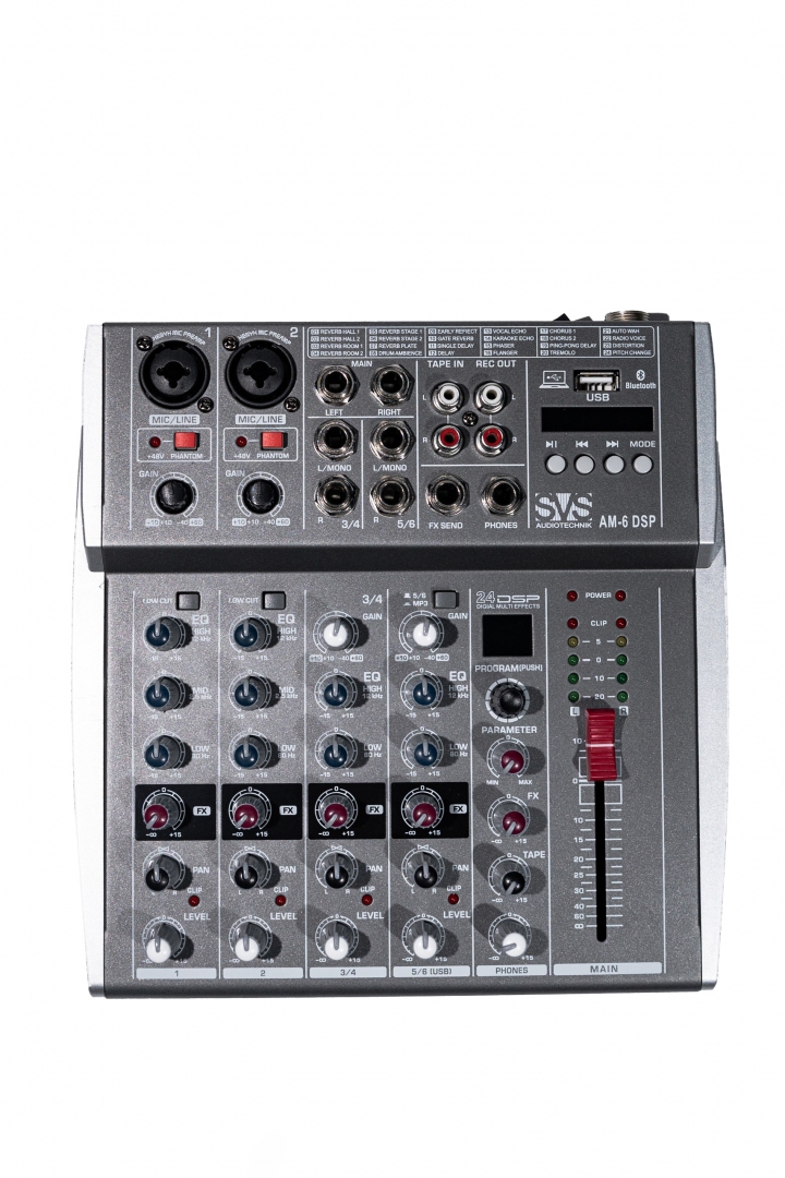 SVS Audiotechnik mixers AM-6 DSP Микшерный пульт аналоговый, 6-канальный SVS Audiotechnik mixers в Лениногорске